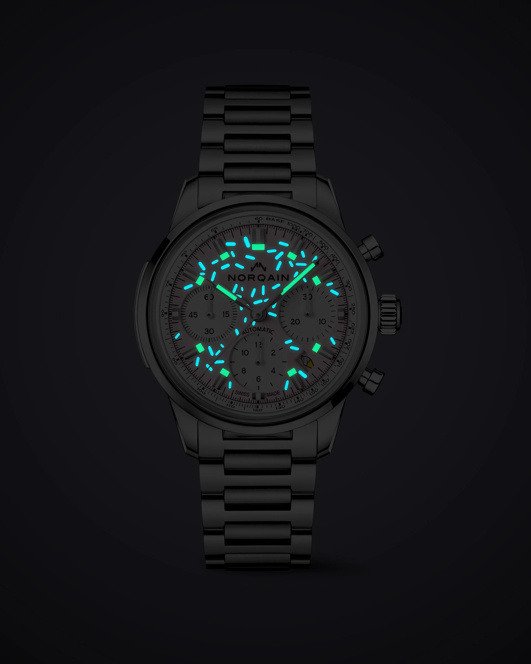 Norqain Freedom Chrono Enjoy Life "Sprinkles" – Strawberry - Image 6