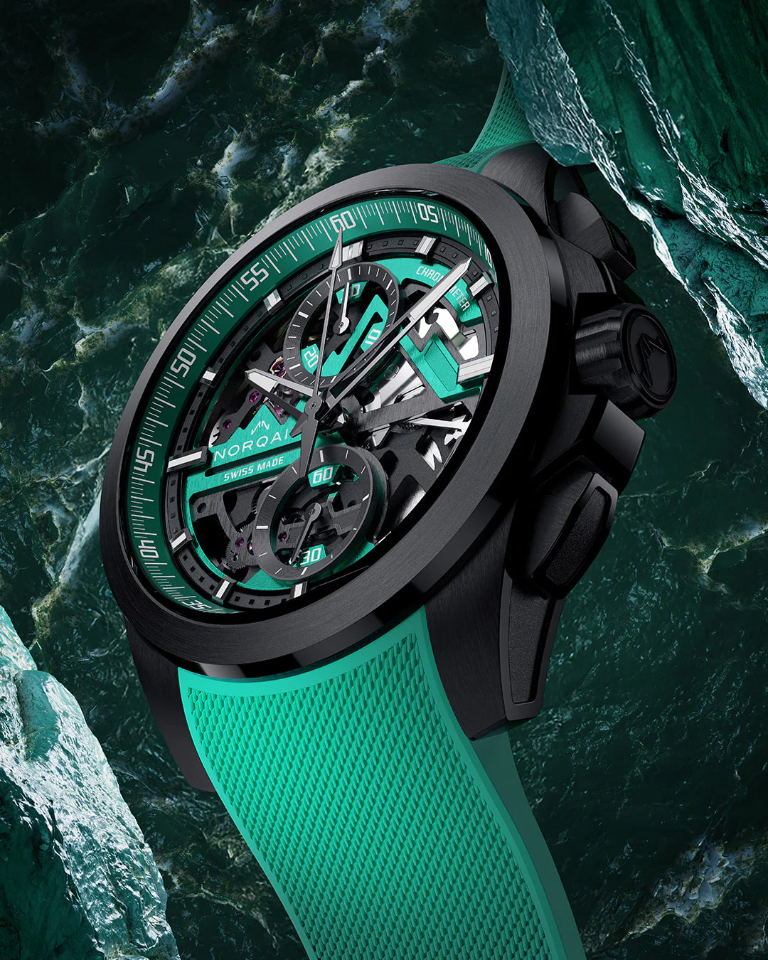 NORQAIN Independence Skeleton Chrono 42mm Limited Edition - Image 3