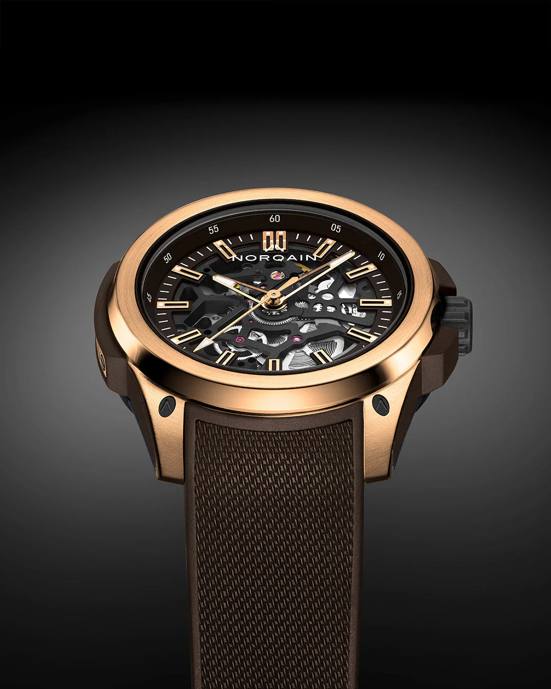 NORQAIN Wild ONE Skeleton 42mm - Gold - Image 2
