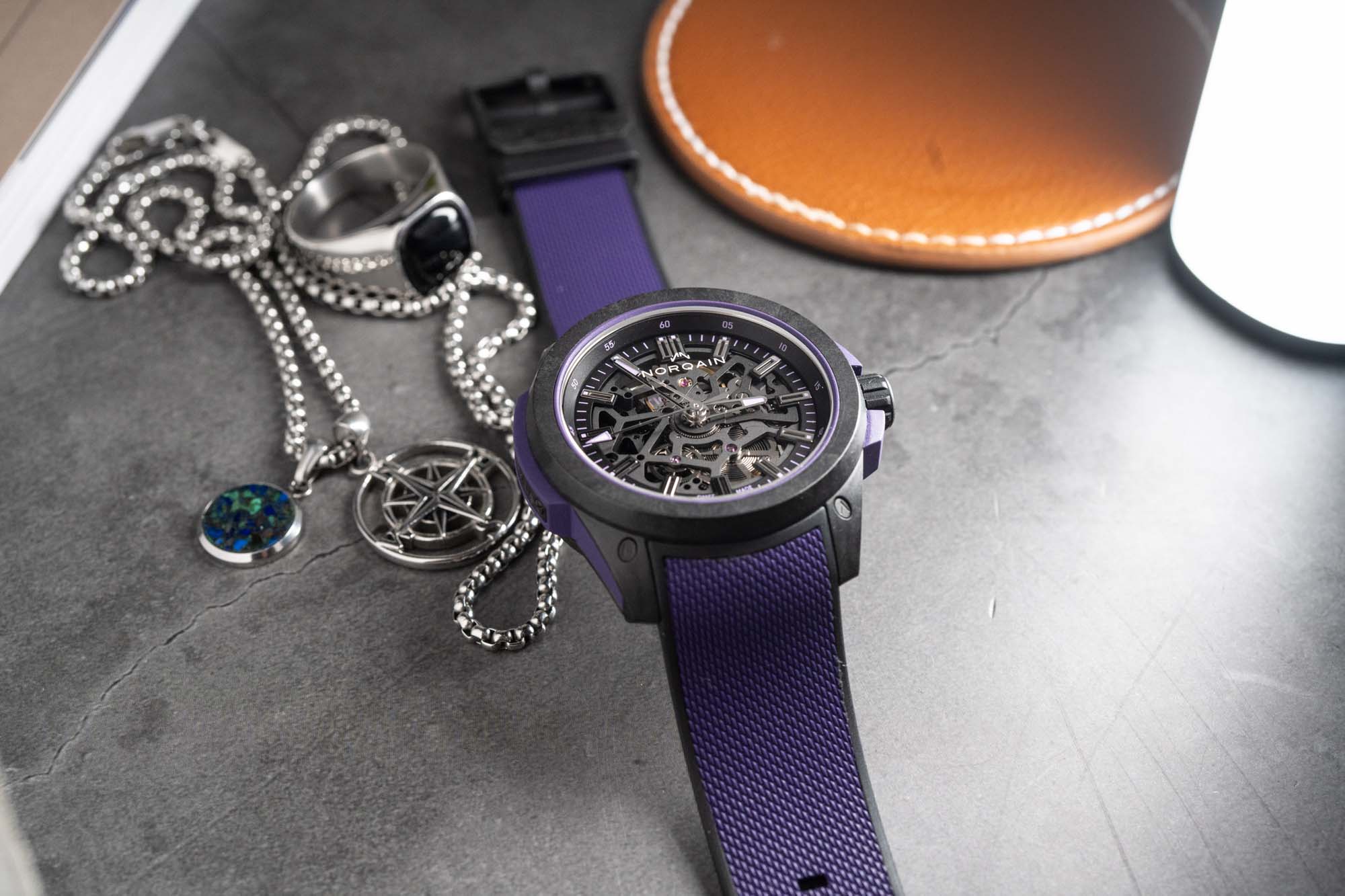 NORQAIN Wild ONE Skeleton 42mm Purple - Limited Edition - Image 10