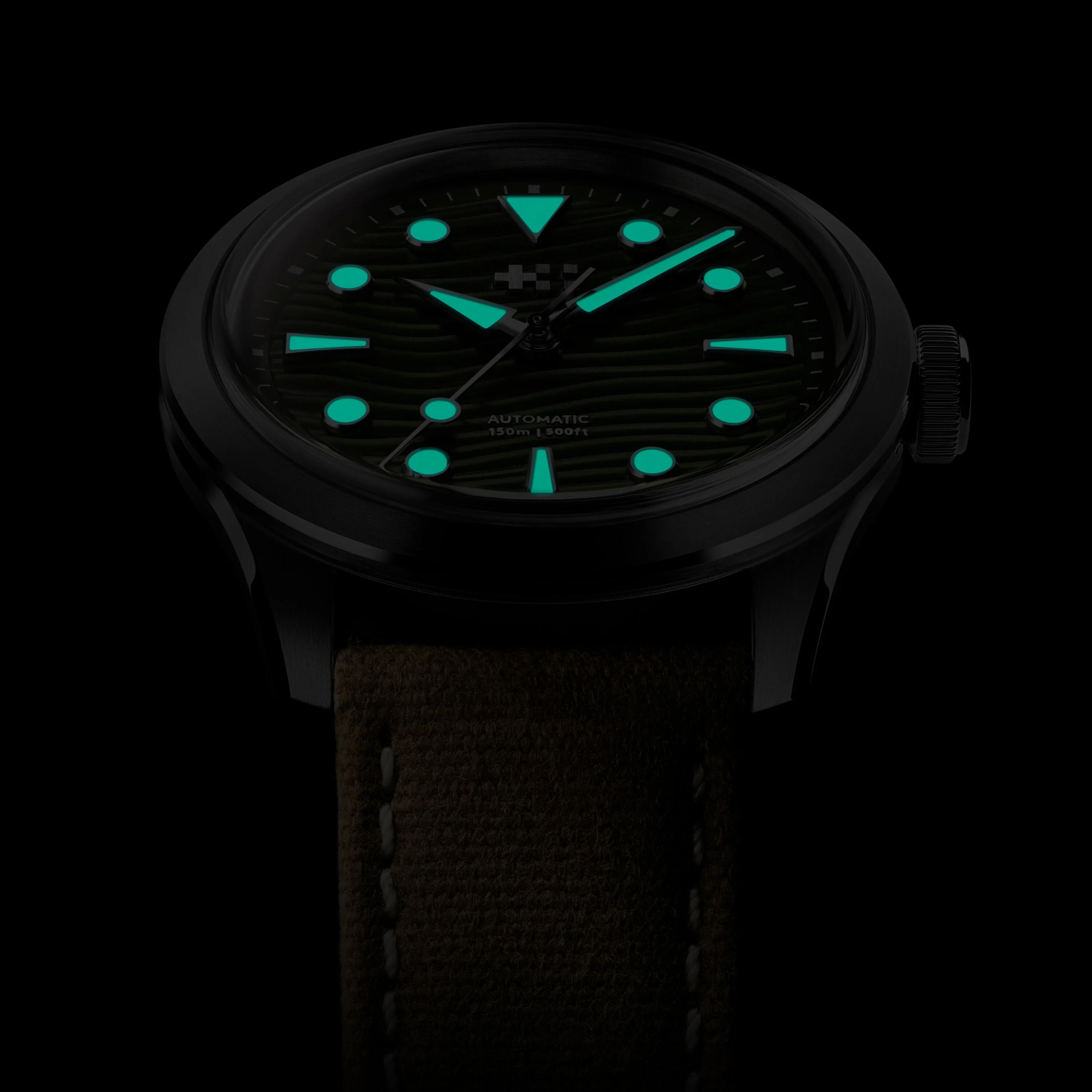Christopher Ward C65 Dune Automatic Marram Stainless Steel - Camel Orlando Leather - Image 6