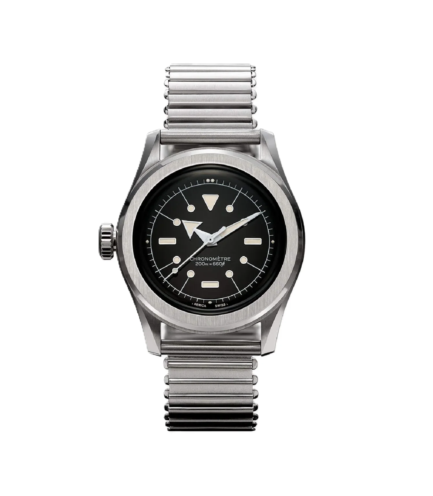 Serica 6190 M.S.L. Chronometer Enamel Black - Image 5