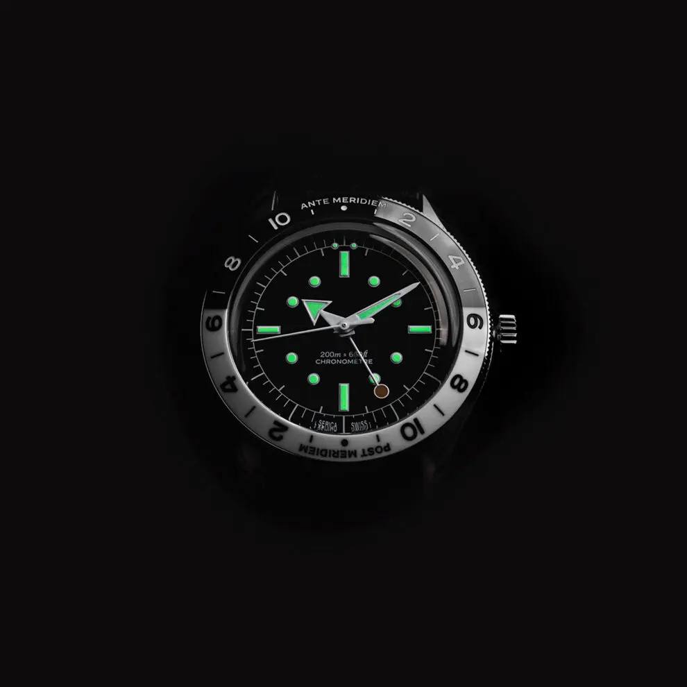 Serica 8315 Travel Chronometer Enamel Black - Image 3
