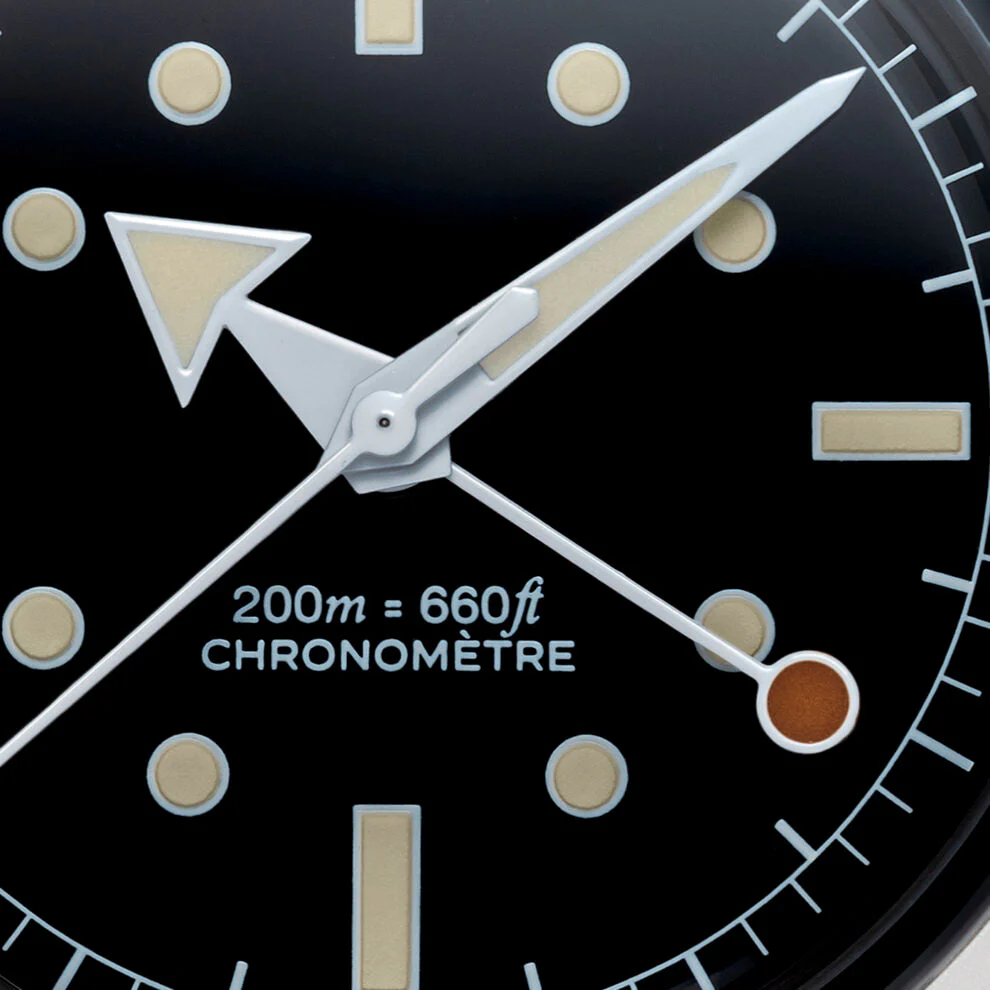 Serica 8315 Travel Chronometer Enamel Black - Image 5