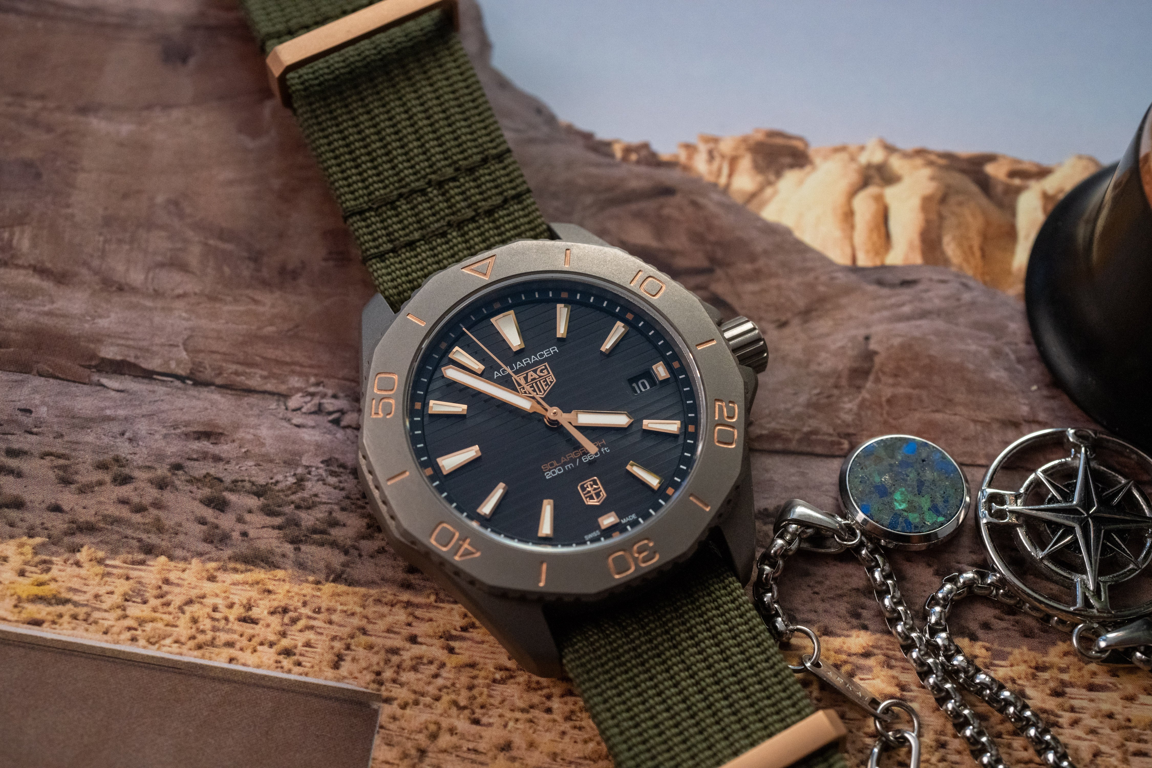 TAG Heuer Aquaracer Professional 200 Solargraph Sundowner - Time+Tide Edition - Image 7