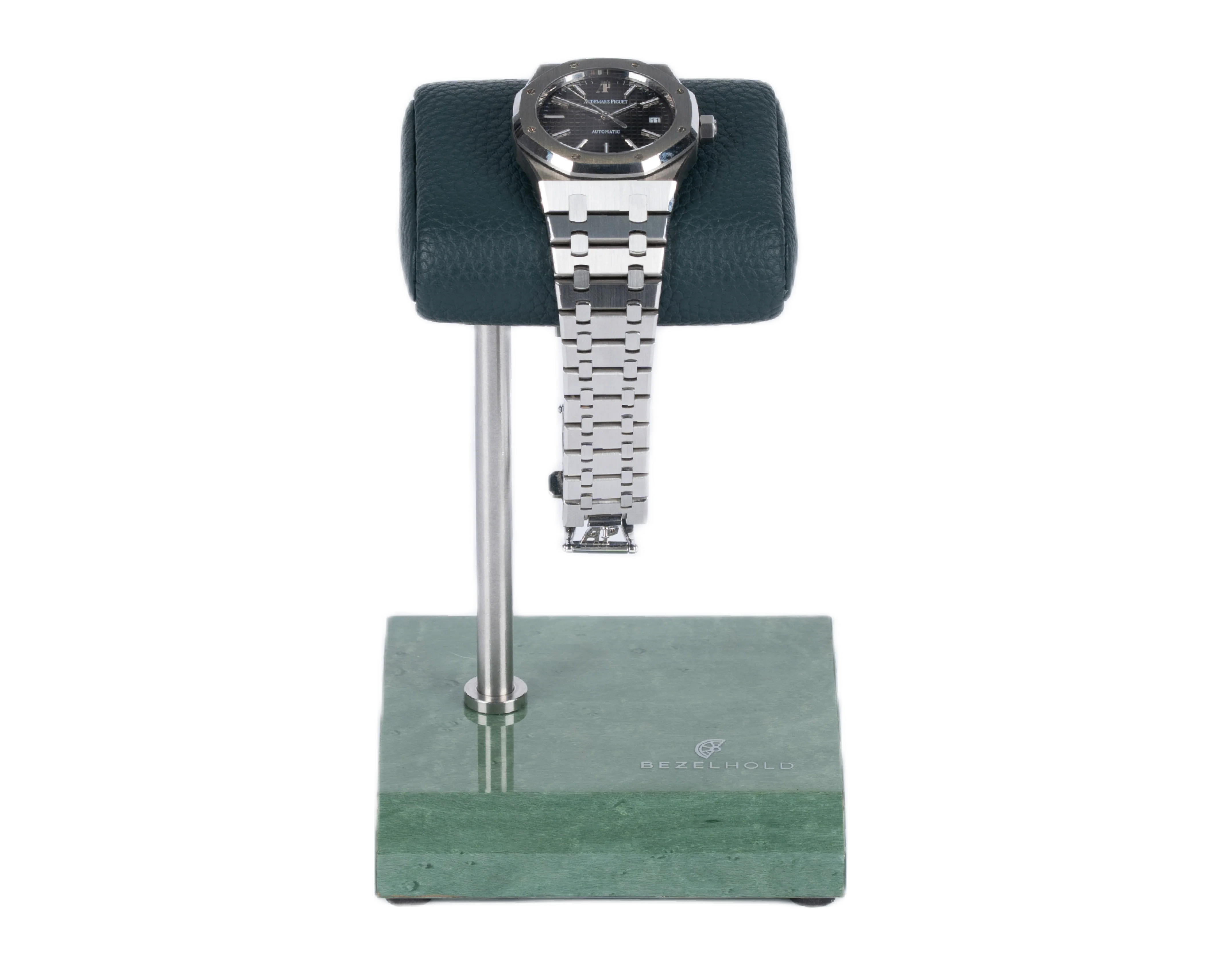 BezelHold The Solo (Emerald Burl)