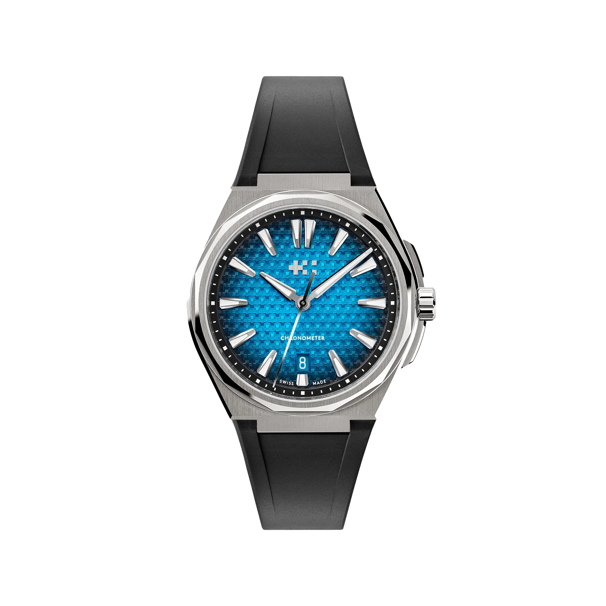 Christopher Ward The Twelve (Ti) - Astral Blue - The Twelve rubber