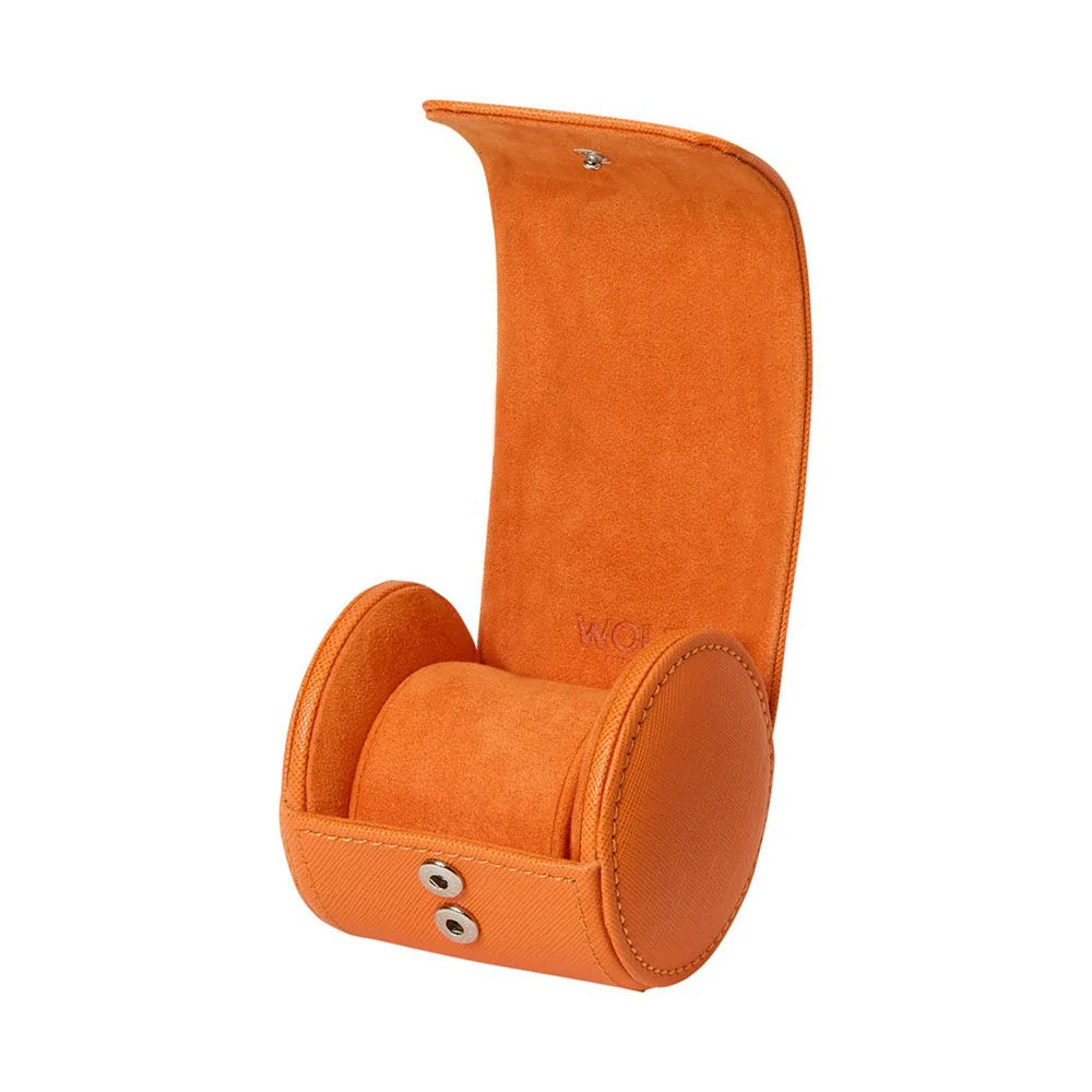 Wolf Tutti Frutti Single Watch Roll - Orange - Image 3