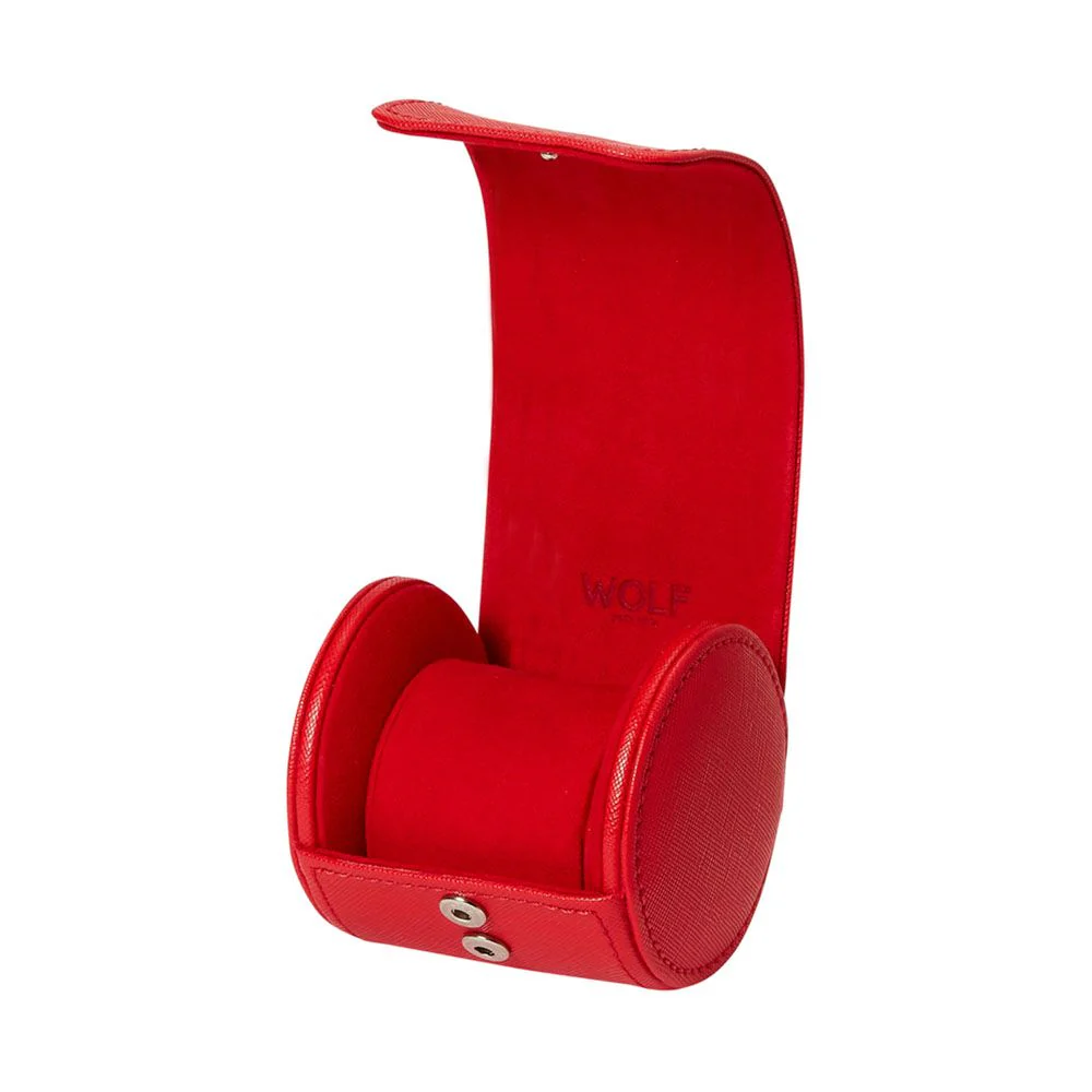 Wolf Tutti Frutti Single Watch Roll - Red - Image 3