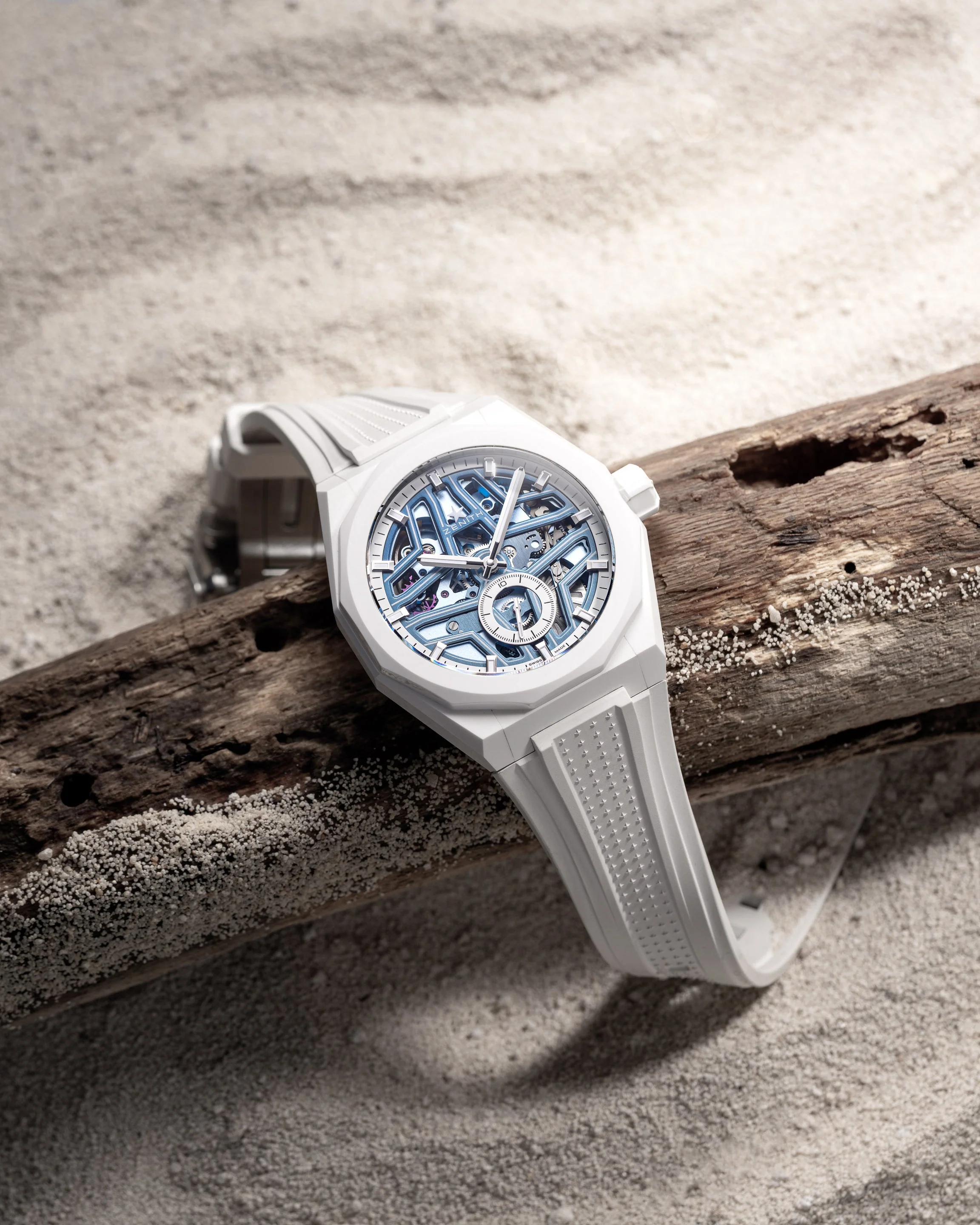 Zenith Defy Skyline Skeleton White Surfer Ceramic - Image 11