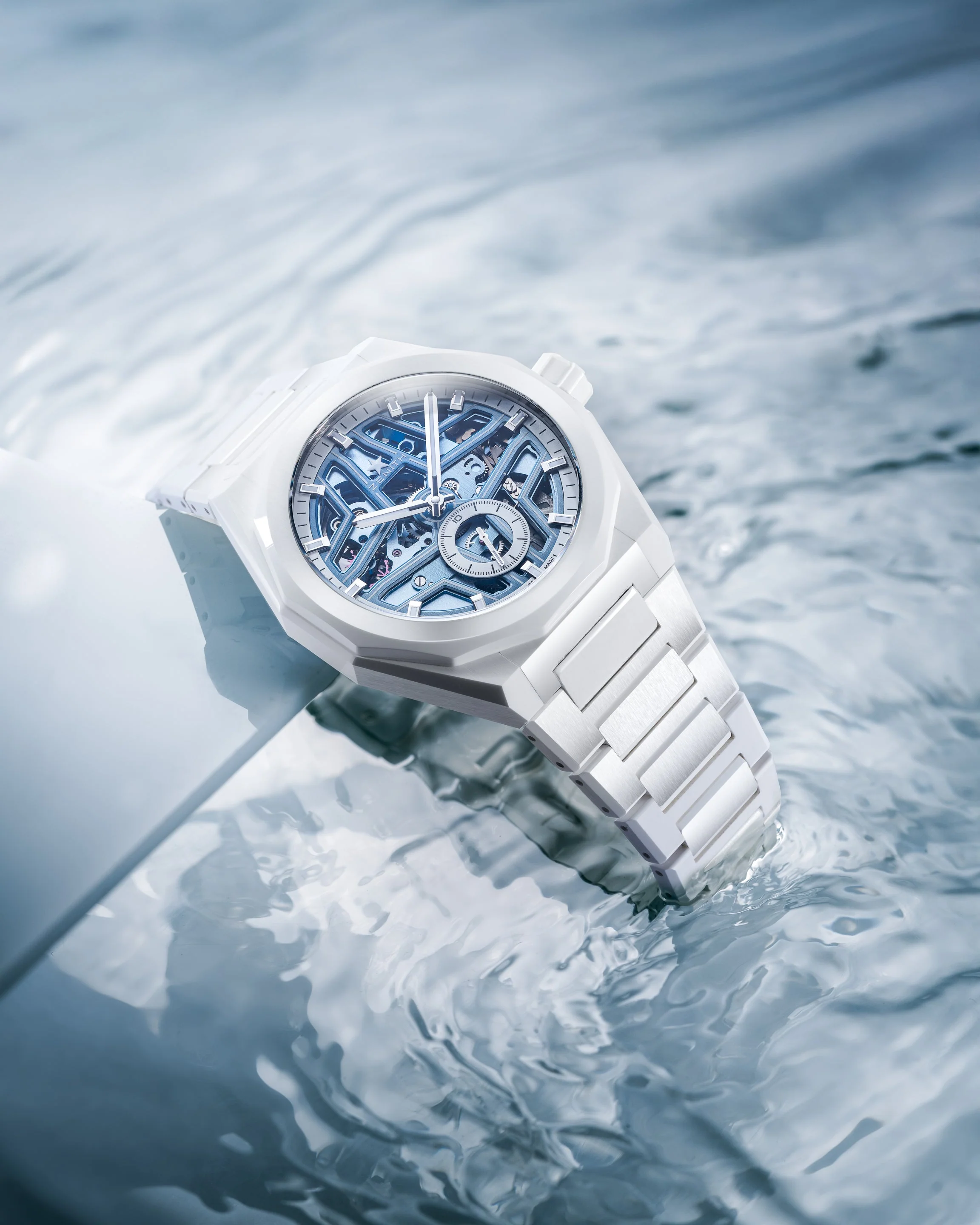 Zenith Defy Skyline Skeleton White Surfer Ceramic - Image 13